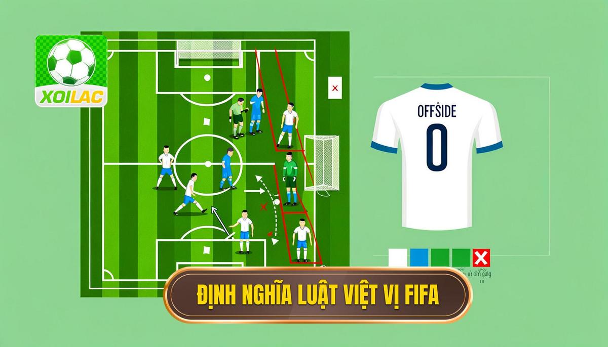 Định nghĩa Việt vị là gì theo luật FIFA
