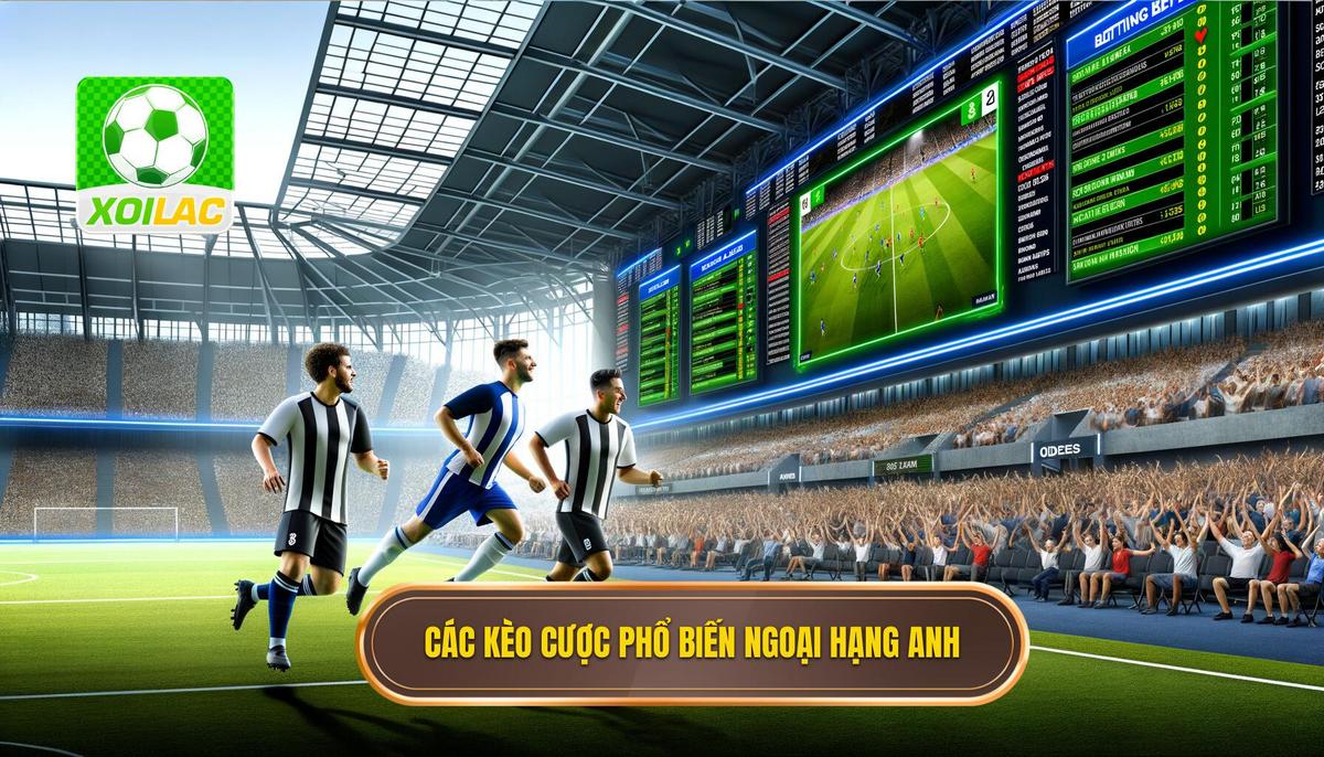 Các loại kèo cược ngoại hạng anh phổ biến