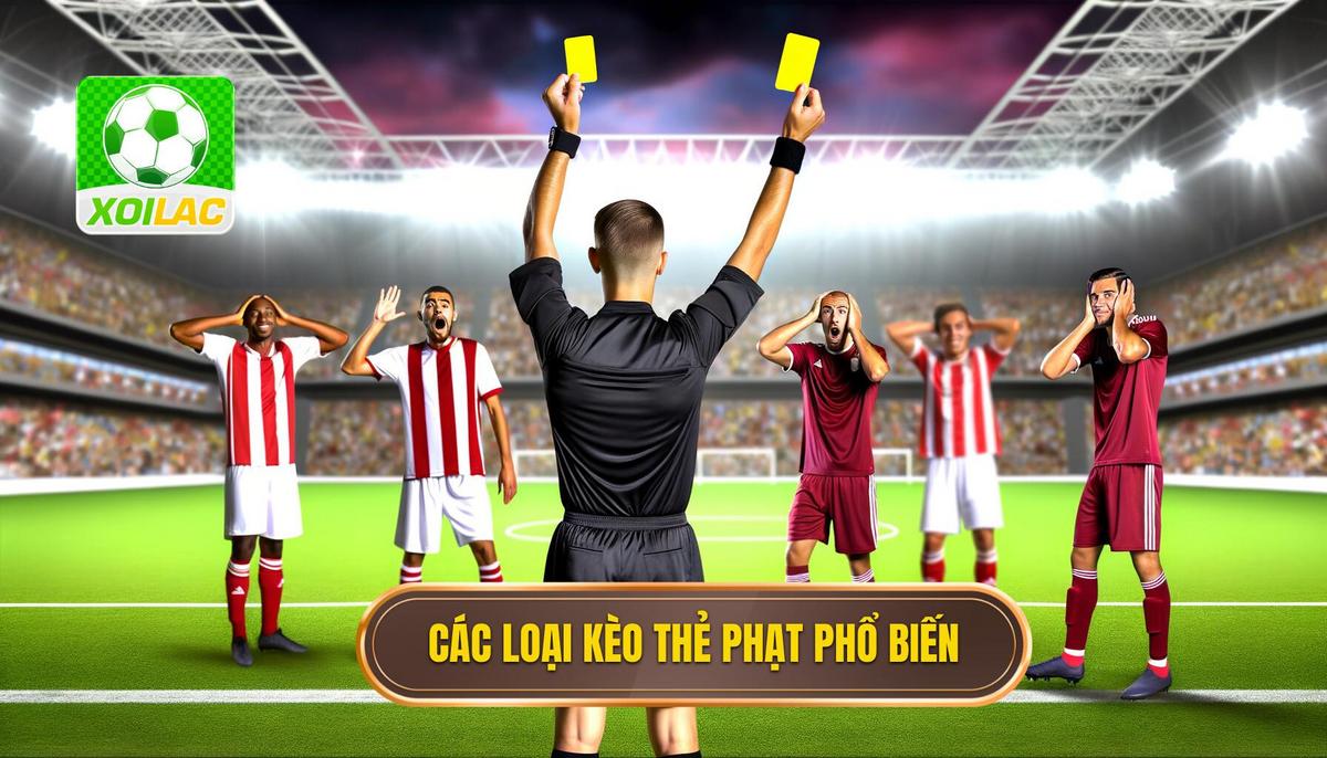 Phân loại các loại Kèo thẻ phạt phổ biến